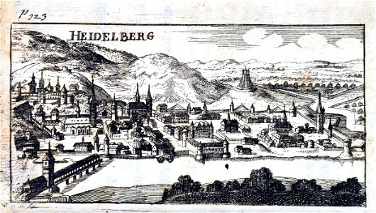 Wahrmund Die Pfalz 1691 Heidelberg