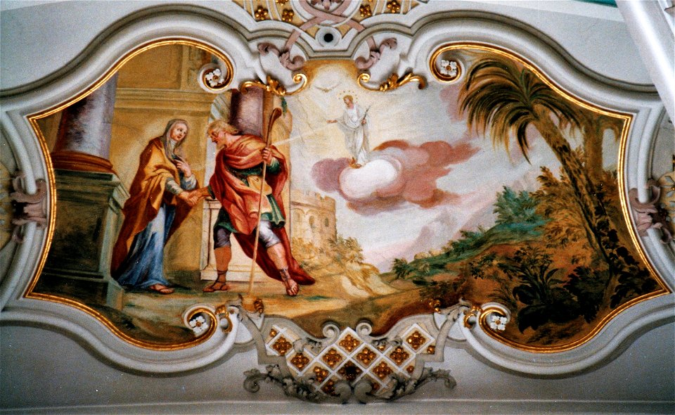 Wallfahrtskirche Steinhausen Fresko 08