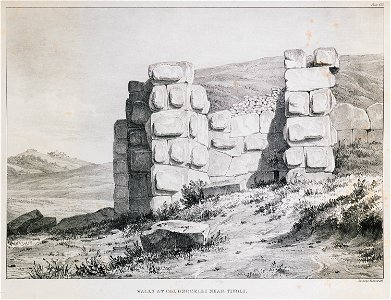 Walls at Colonocelli near Tivoli - Dodwell Edward - 1834