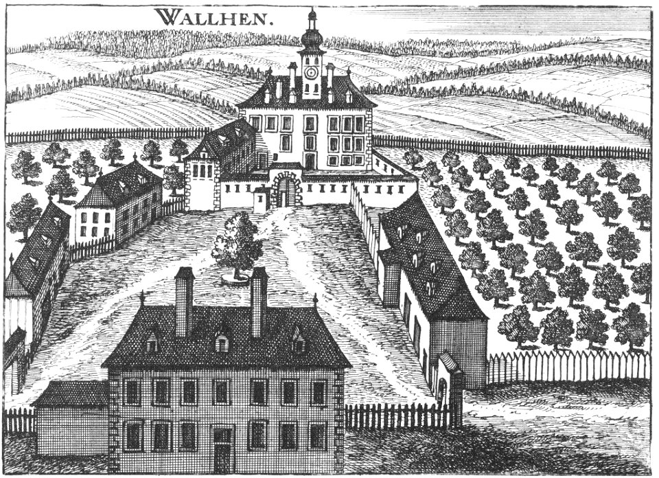Walchen, Engraving by Vischer