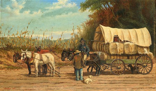 William Aiken Walker - Cotton wagon