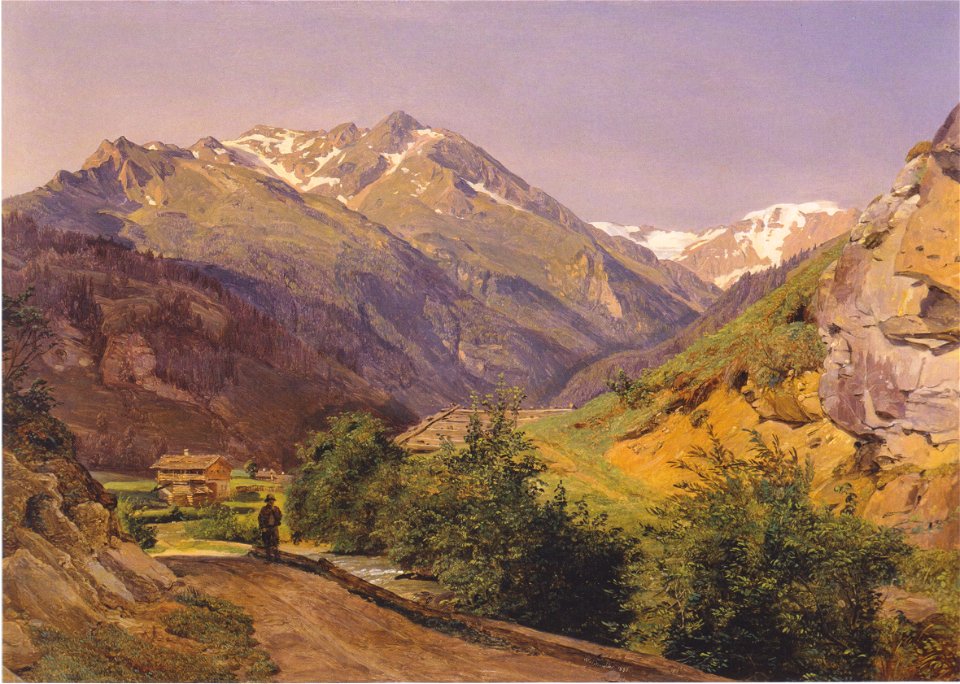 Waldmüller - Der Radhausberg bei Wildbach Gastein