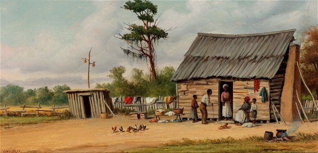 William Aiken Walker - The old cabin