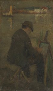 Walter Greaves - An Artist Painting - Google Art Project