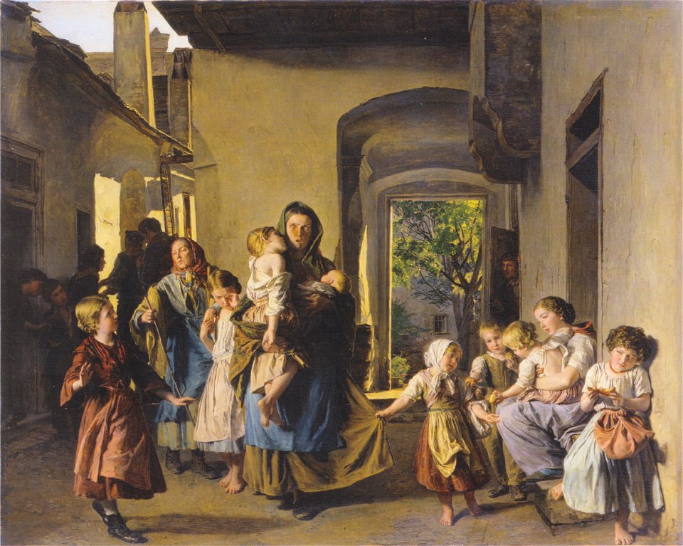 Waldmüller - Die Delogierten