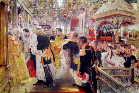 Walentin Serow Kroenung Zar Nikolai II anagoria