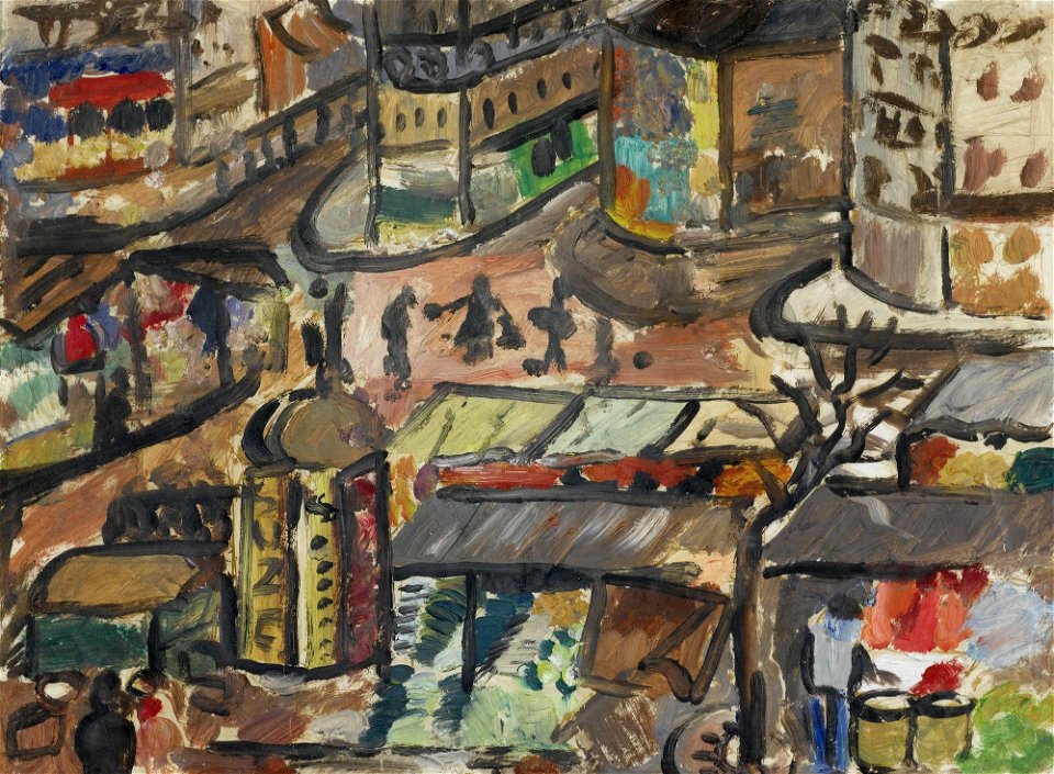 Walter Kurt Wiemken Strasse in Paris c1926
