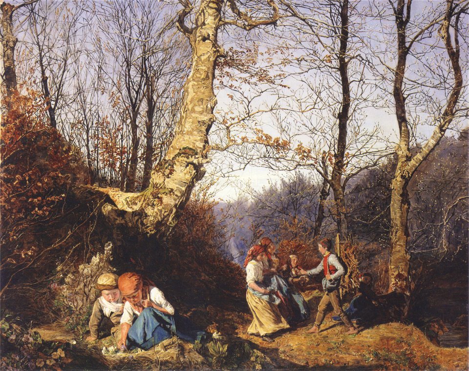 Waldmüller - Vorfrühling im Wienerwald2