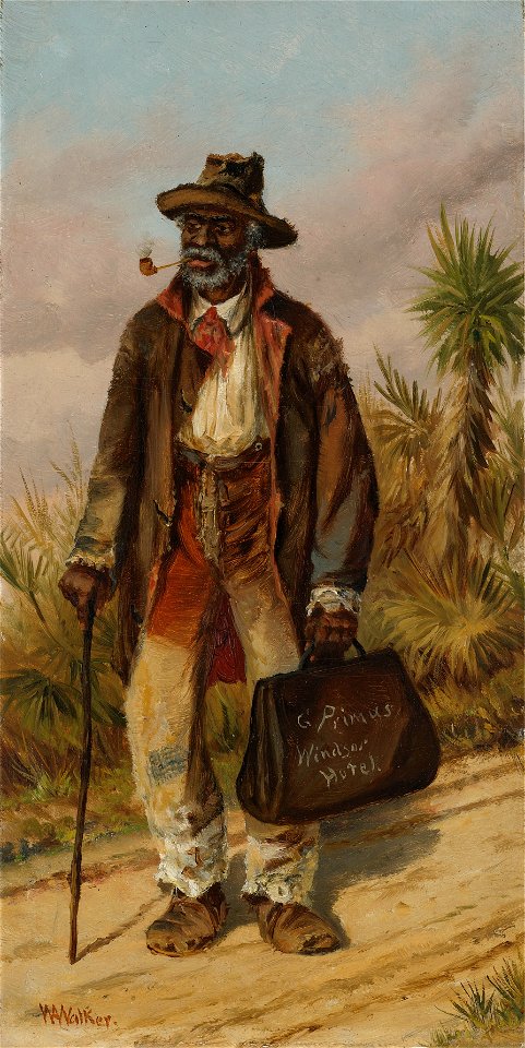 William Aiken Walker - A man walking