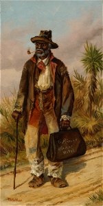 William Aiken Walker - A man walking