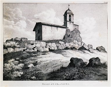 Walls at Praeneste - Dodwell Edward - 1834