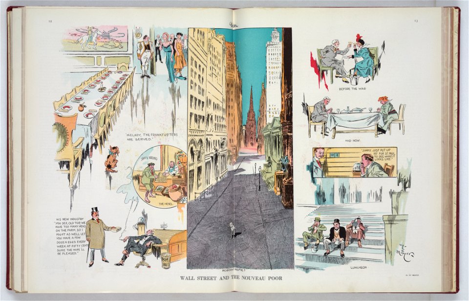 Wall Street and the nouveau poor - Hy Mayer ; by Hy Mayer. LCCN2011660505