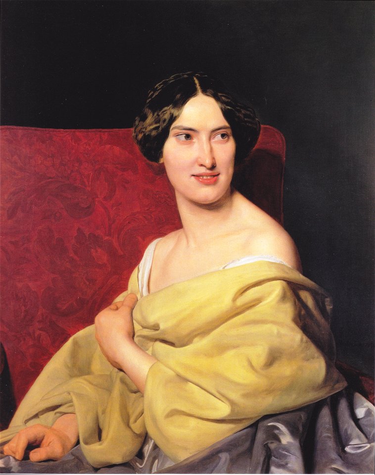Waldmüller - Anna Bayer, die zweite Frau des Künstlers