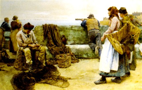 Walter Langley - Departure Of The Fleet 1896