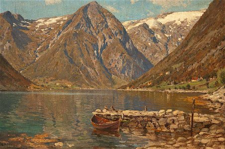 Walter Moras - Sommerliche Fjordlandschaft