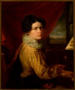 Walenty Wańkowicz - Portrait of Karolina Towiańska - MP 2807 - National Museum in Warsaw