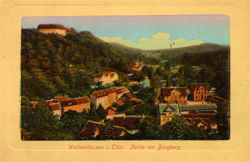 Waltershausen, Thüringen - Burgberg (Zeno Ansichtskarten)