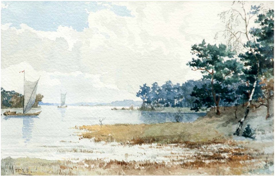 Walter Moras - Norddeutsche Flußlandschaft