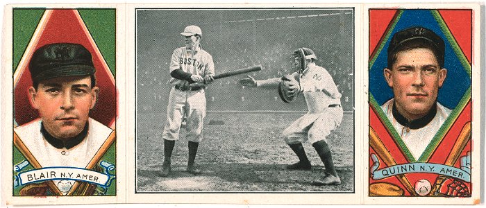 Walter Blair-John Quinn, New York Highlanders, baseball card portrait LCCN2008678412
