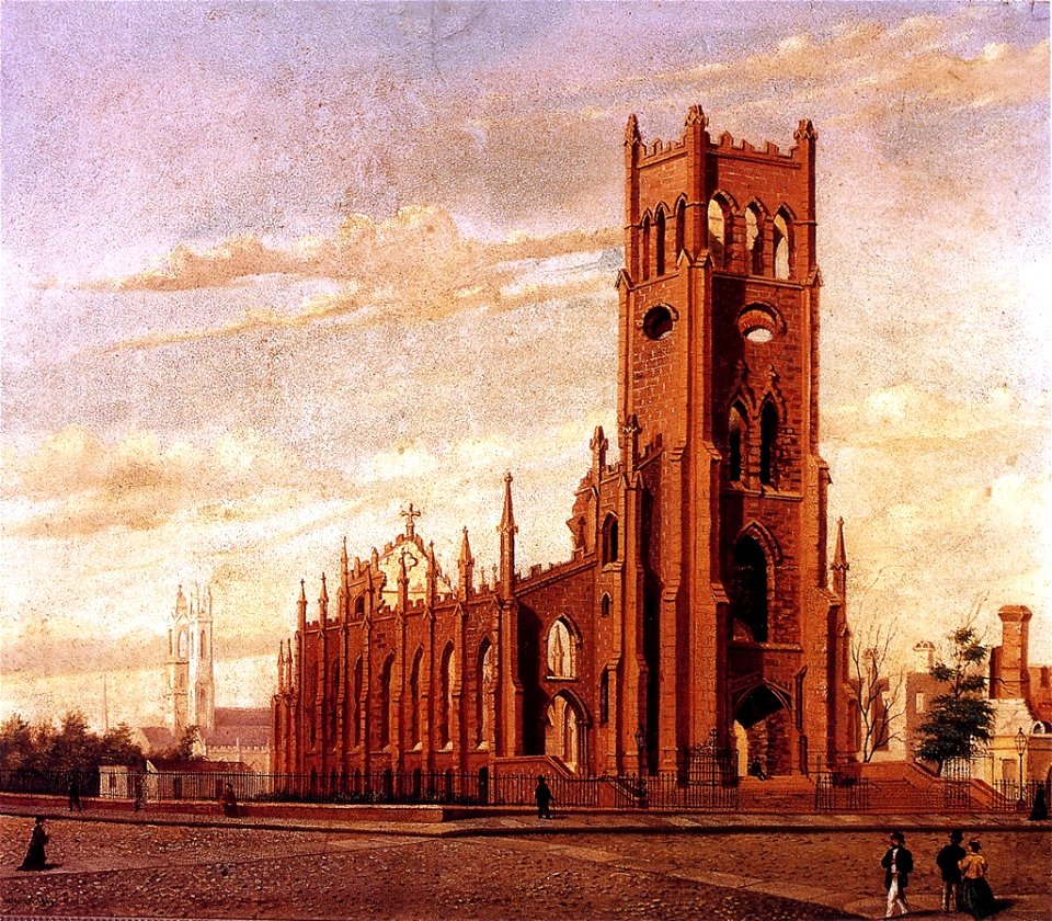 St Finbar Ruins Charleston William Aiken Walker painting 1868