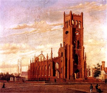 St Finbar Ruins Charleston William Aiken Walker painting 1868