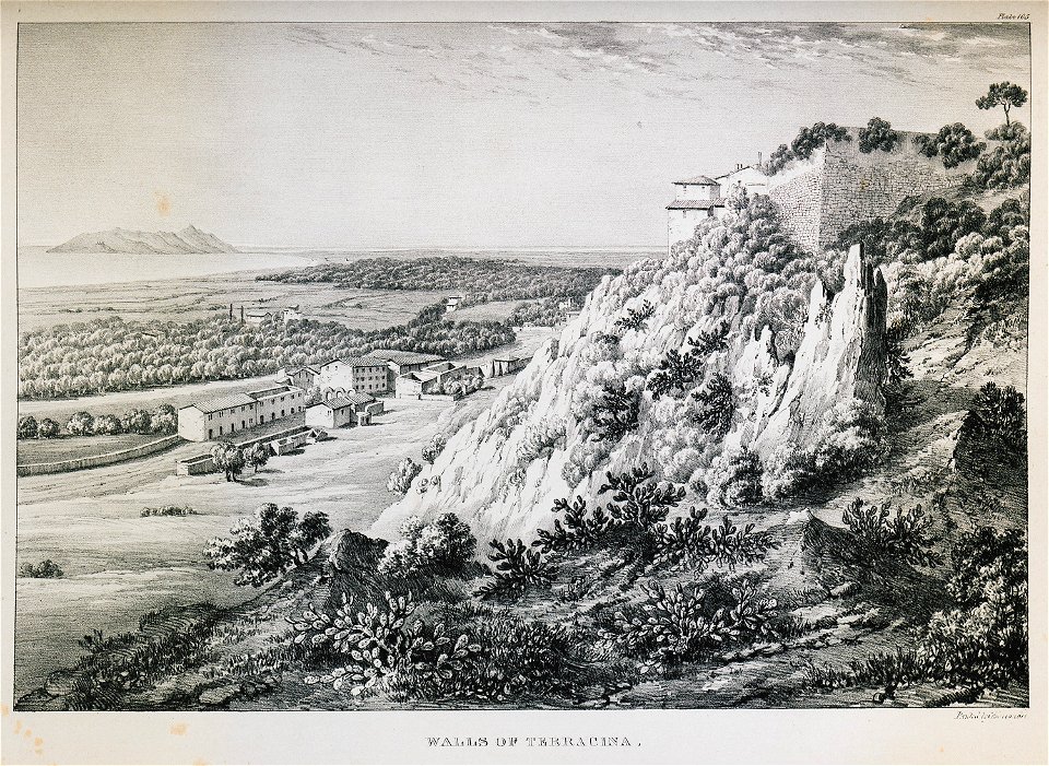 Walls of Terracina (2) - Dodwell Edward - 1834