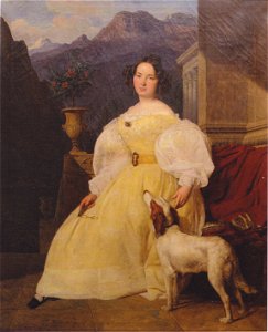 Waldmüller - Porträt der Mme Hanska (Eva Hanska)