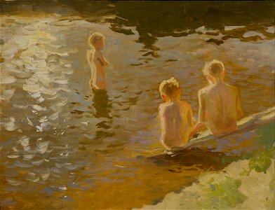 Johans Valters - Boys Bathing - Google Art Project