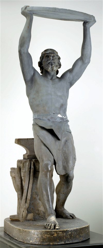 Walter Runeberg - Ilmarinen Forging the Moon
