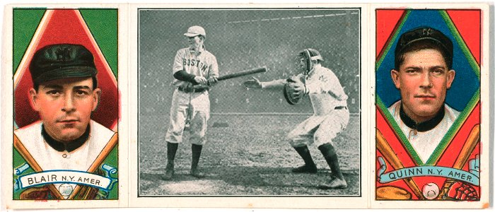 Walter Blair-John Quinn, New York Highlanders, baseball card portrait LCCN2008678412