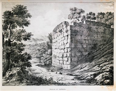 Walls at Setium - Dodwell Edward - 1834