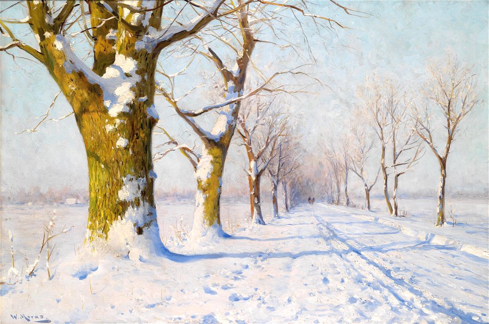 Walter Moras - Ein sonniger Wintertag