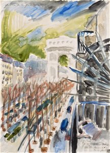 Walter Gramatté AVENUE DE LA GRANDE ARMÉE 1922
