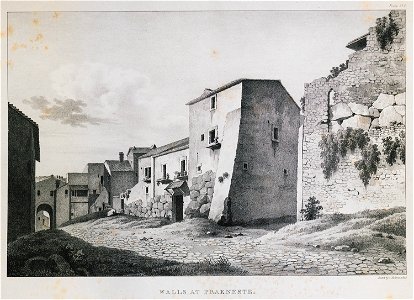 Walls at Praeneste (2) - Dodwell Edward - 1834