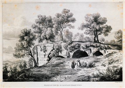 Walls on the via di Casciano near Tivoli (2) - Dodwell Edward - 1834
