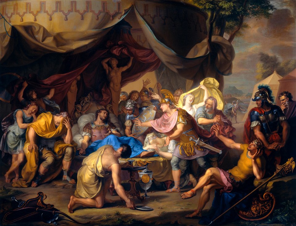 Het sterfbed van Epaminondas Rijksmuseum SK-A-461