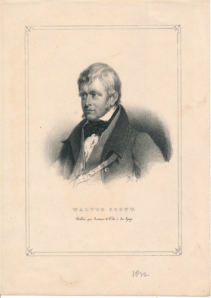 Walter Scott 1771-1832 Erfgoedcentrum Rozet 300 191 d 2 A-24
