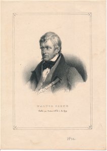 Walter Scott 1771-1832 Erfgoedcentrum Rozet 300 191 d 2 A-24