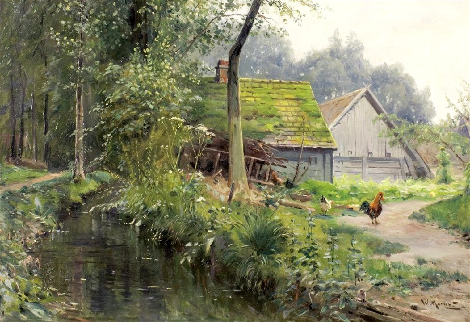 Walter Moras - Im Spreewald2
