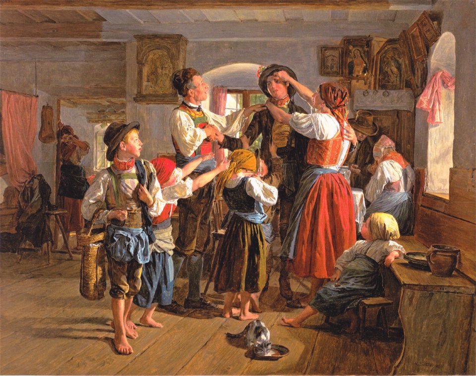 Waldmüller - Der Abschied des Konskribierten