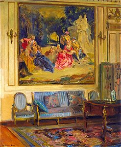 Walter Gay - Boudoir, Chateau de Chaalis - 1971.284 - Smithsonian American Art Museum