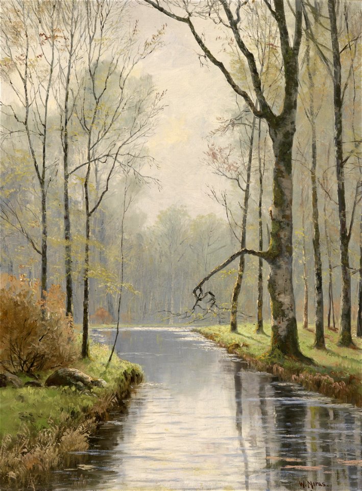 Walter Moras Motiv aus dem Spreewald