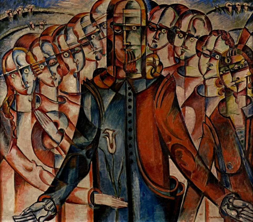 Walter Kampmann - Die klugen und die törichten Jungfrauen - BG-M 3858-87 - Berlinische Galerie