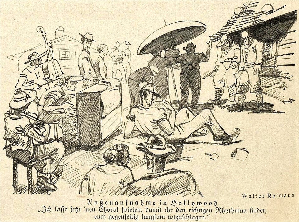 Walter Reimann - Außenaufnahmen in Hollywood, 1929