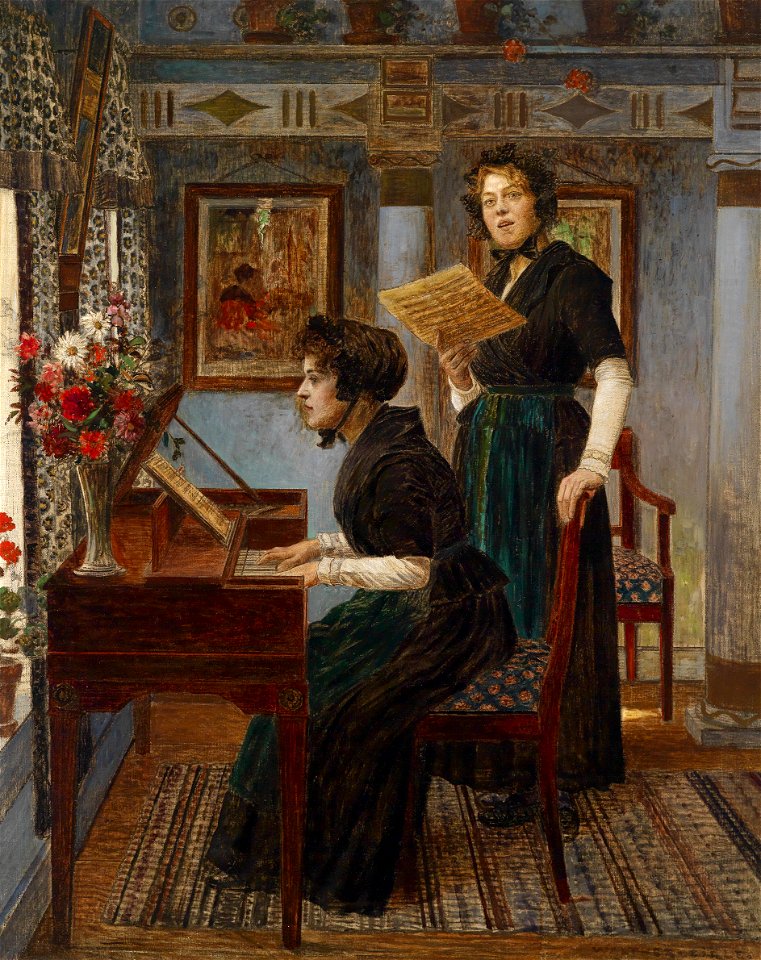 Walther Firle Die Gesangsstunde