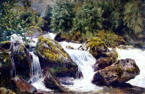 Walter Moras - Steiniges Flussufer