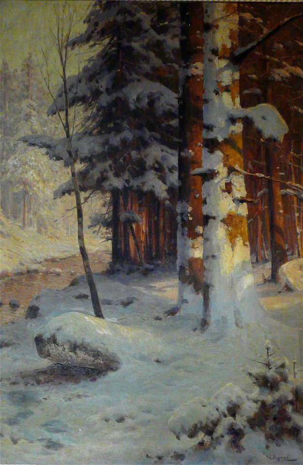 Walter Moras - Im Winterwald