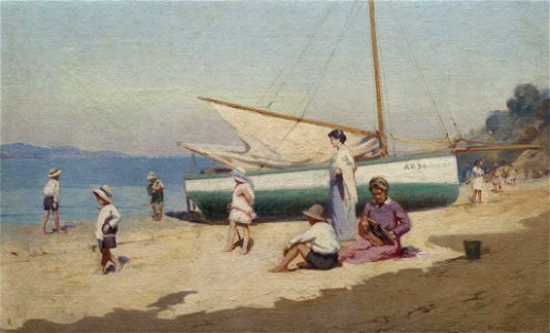 Walter Wright - Shelly Beach - 1967-5 - Auckland Art Gallery