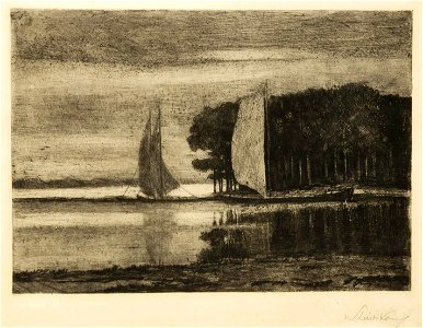 Walther Leistikow Motiv aus Müggelsee