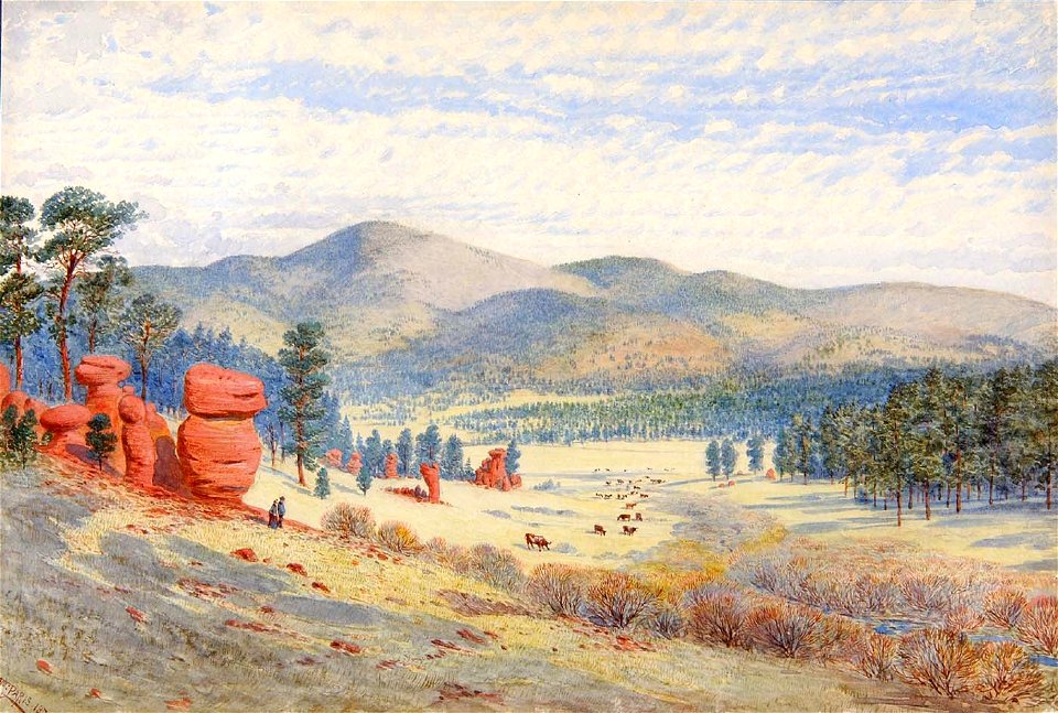 Walter Paris - In Monument Park, Colorado - 1930.12.43 - Smithsonian American Art Museum